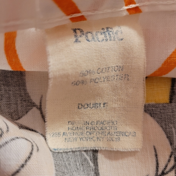 VTG Pacific Disney Alphabet Double Flat Sheet Mickey Minnie Donald Goofy - Picture 7 of 8